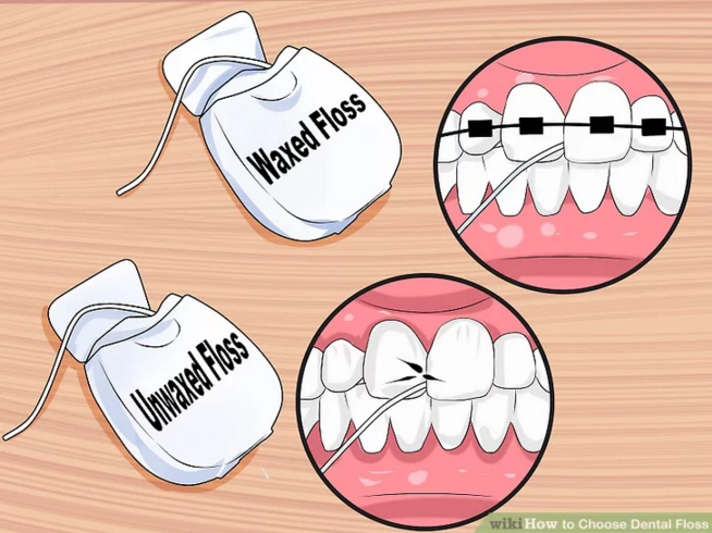 Зубная нить вощеная или не вощеная